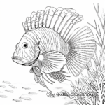 Greater Atlantic Lionfish Coloring Pages 3