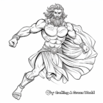 Greek Hero Hercules Coloring Pages 3