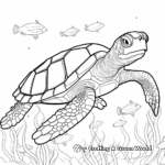 Green Sea Turtle Coloring Sheets 1