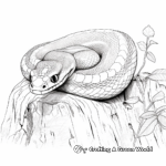 Green Tree Python Coloring Pages 4