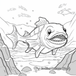 Greenland Cod in Its Natural Environment Coloring Pages 3