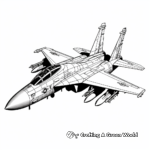 Grumman F-14 Tomcat Fighter Jet Coloring Pages 1
