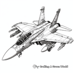 Grumman F-14 Tomcat Fighter Jet Coloring Pages 2