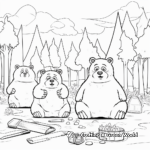 Grumpy Wombats at Work Coloring Pages 2