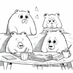 Grumpy Wombats at Work Coloring Pages 3