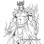 Hades God of the Underworld Coloring Pages 4