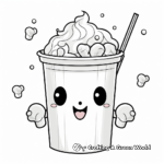 Halloween-Inspired Bubble Tea Coloring Pages 1