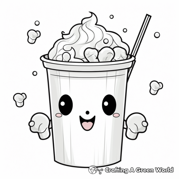 Cute Bubble Tea Coloring Pages Free & Printable!