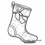 Handmade Stocking Coloring Pages 1