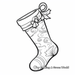 Handmade Stocking Coloring Pages 3
