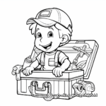 Handyman's Toolbox Coloring Pages 3