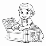 Handyman's Toolbox Coloring Pages 4
