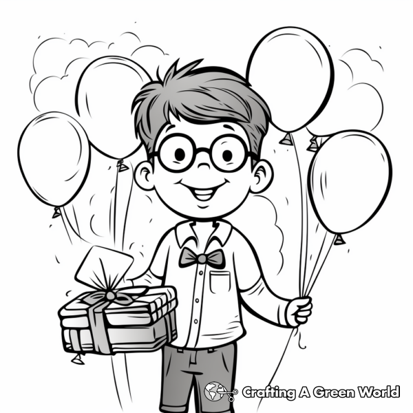 Happy Birthday Teacher Coloring Pages - Free & Printable!