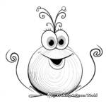 Happy Cartoon Snail Coloring Pages 3