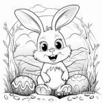 Happy Easter Banner Coloring Sheets 4
