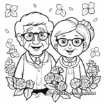 Happy Grandparents Day Message Coloring Pages 4