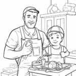 Hardworking Handyman Dad Coloring Pages 3