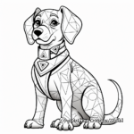 Harlequin Beagle Coloring Pages 2