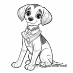 Harlequin Beagle Coloring Pages 3