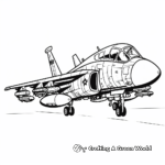 Harrier Jump Jet Fighter Coloring Pages 2