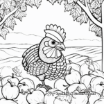 Harvest-Themed Thankful Turkey Coloring Pages 4
