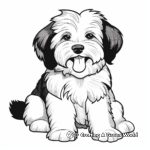Havanese and their Puppies Coloring Pages 4