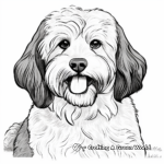 Havanese in a Park Coloring Pages 2