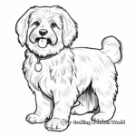 Havanese with Other Dogs Coloring Pages 1