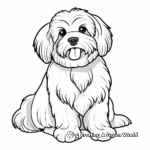 Havanese with Other Dogs Coloring Pages 2