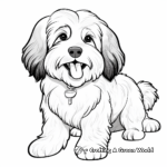 Havanese with Other Dogs Coloring Pages 3