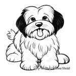 Havanese with Toys Coloring Pages 4