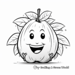 Healthy Avocado Coloring Pages for Kids 3