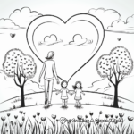 Heartfelt Mother's Day and Father's Day Coloring Pages 3