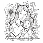 Heartfelt Mothers Day Letter Coloring Pages 1