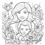 Heartfelt Mothers Day Letter Coloring Pages 2