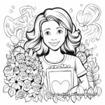 Heartfelt Mothers Day Letter Coloring Pages 3