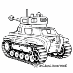 Heavy Duty Super Tank Coloring Pages 1