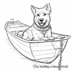Heritage Breed Chinook Sled Dog Coloring Sheets 3
