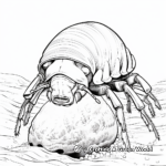 Hermit Crab and Sea Anemone Coloring Pages 3