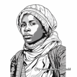 Heroic Harriet Tubman Coloring Pages for Kids 3
