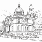 Historic Architecture-Based Coloring Pages 1