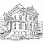 Historic Architecture-Based Coloring Pages 2
