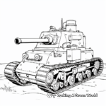 Historic Civil War Tank Coloring Sheets 1
