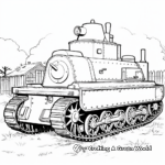 Historic Civil War Tank Coloring Sheets 2