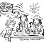 Historic Declaration of Independence Coloring Pages 2