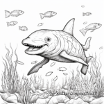 Historic Marine Dinosaurs Coloring Pages 1