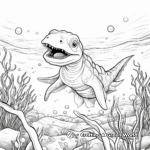 Historic Marine Dinosaurs Coloring Pages 3