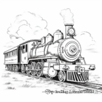 Historic Steam Train Coloring Pages 2