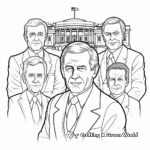 Historic USA Presidents Coloring Pages 4