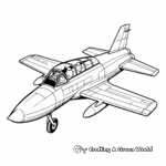 Historic WW2 Fighter Jet Coloring Sheets 1